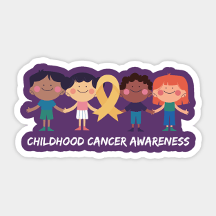 Childhood Cancer Awareness Sticker